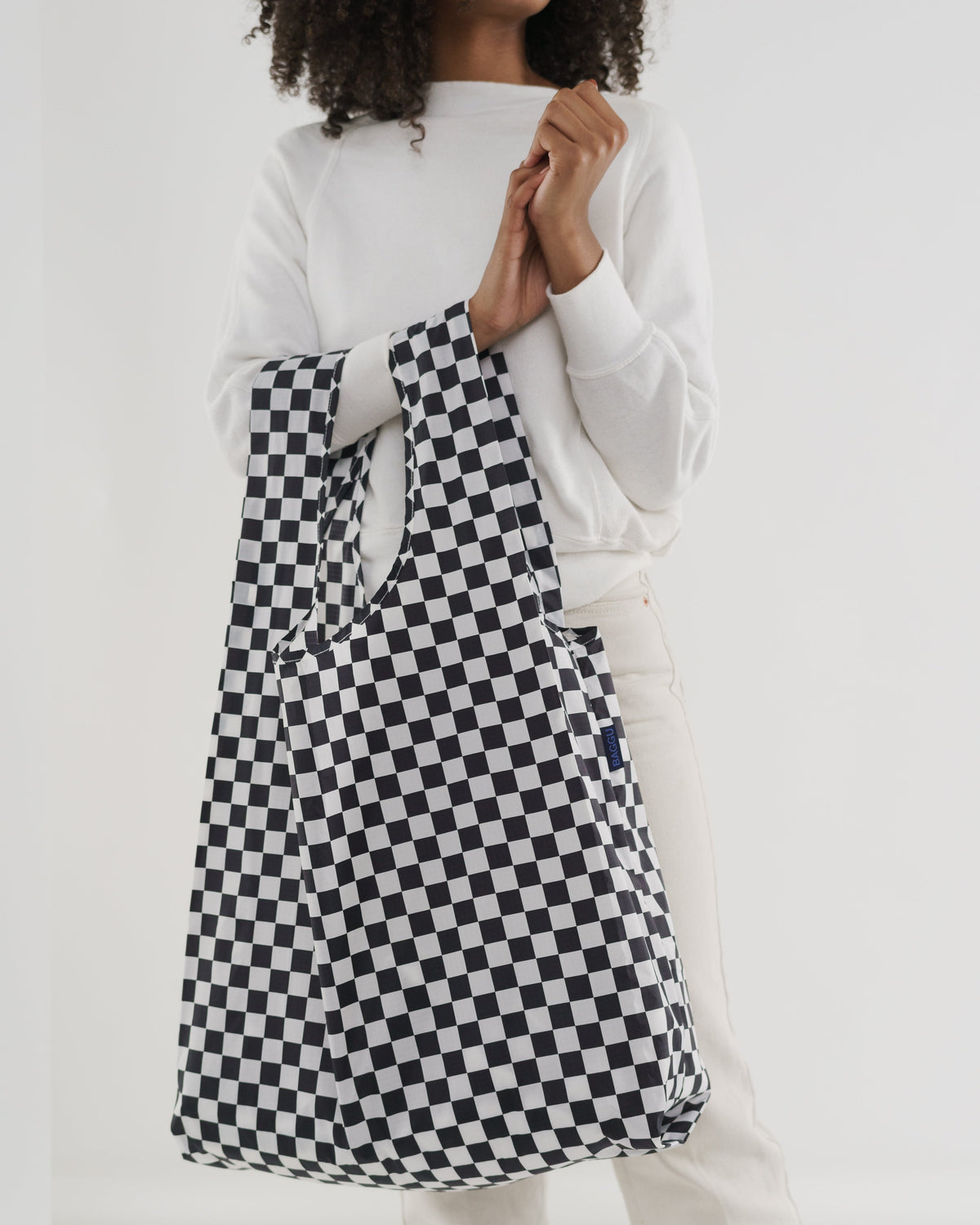 Big Baggu - Black Checkerboard