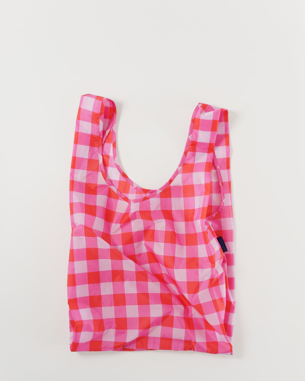 Standard Baggu - Big Check Magenta