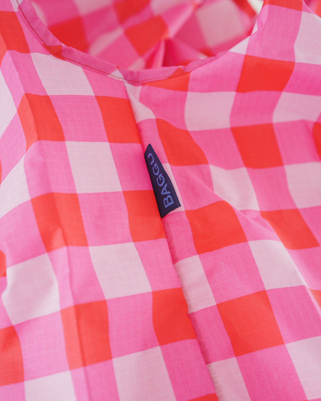 Standard Baggu - Big Check Magenta