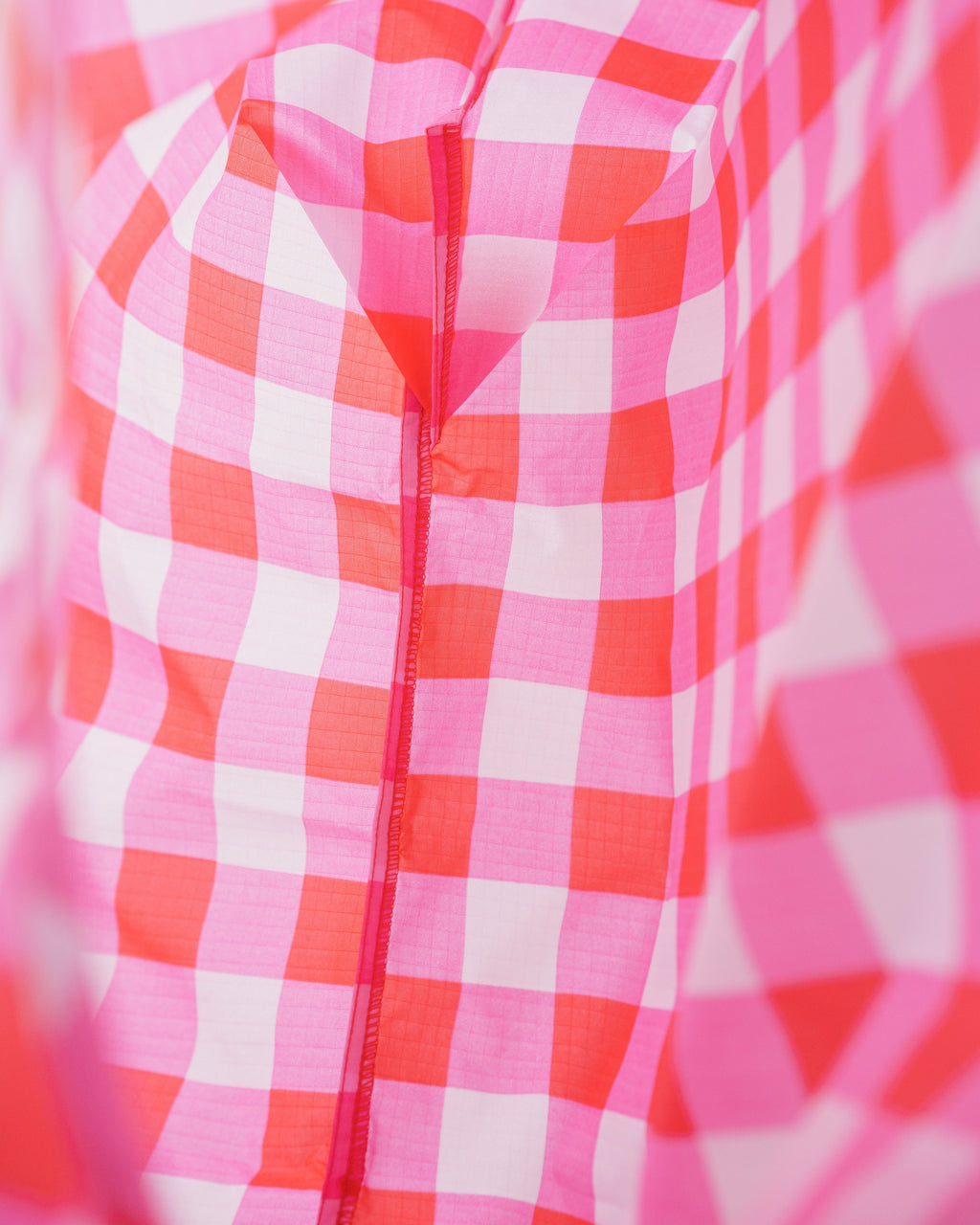 Standard Baggu - Big Check Magenta