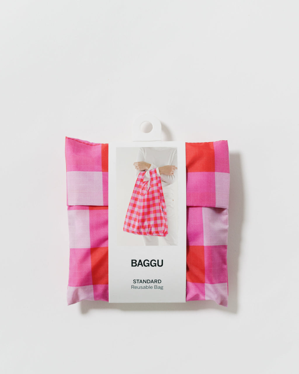 Standard Baggu - Big Check Magenta