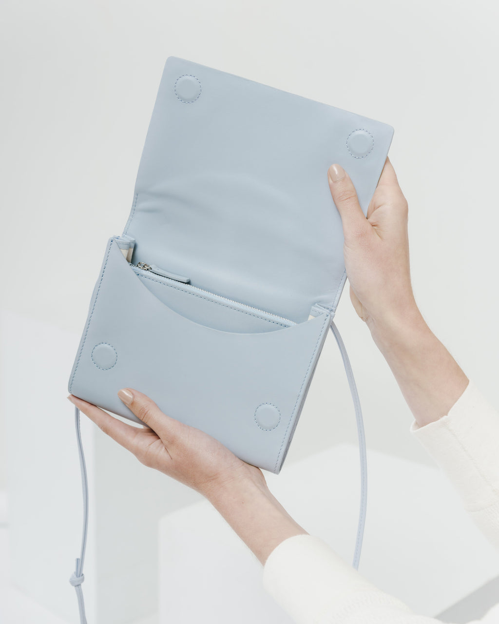 Compact Purse - Powder Blue