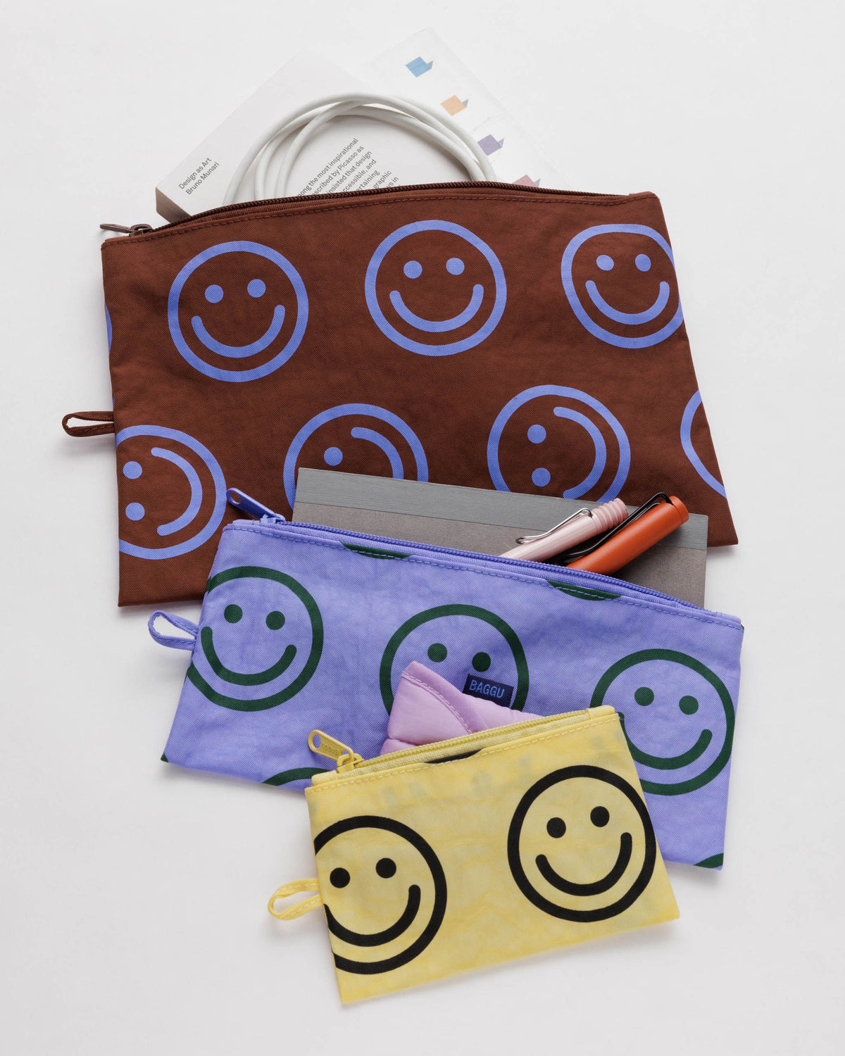 Flat Pouch Set - Chestnut Happy Mix