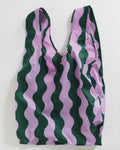 Big Baggu - Wavy Stripe - Pink and Green