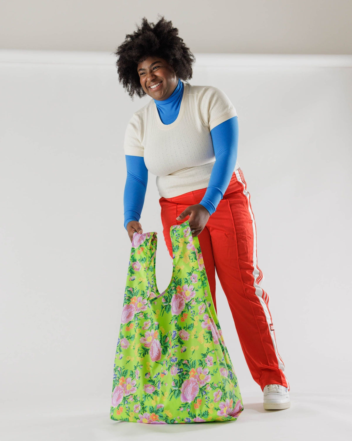 Big Baggu - Lime Rose