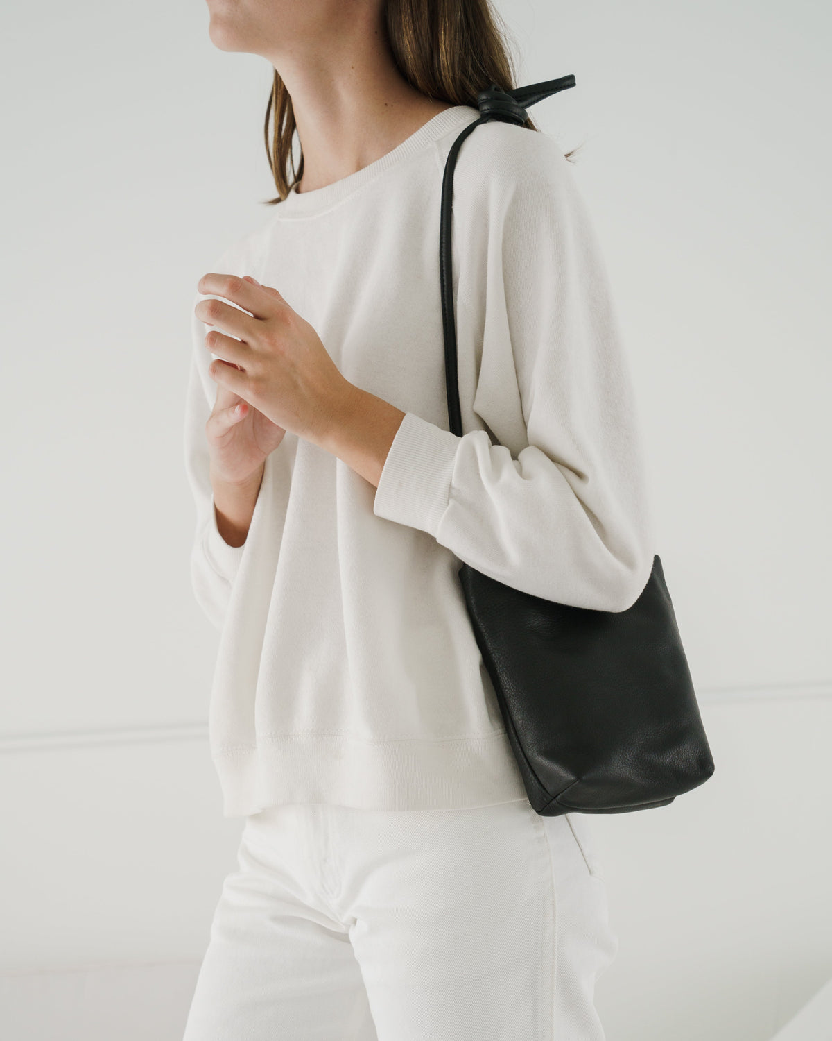 Soft Crossbody Purse - Black