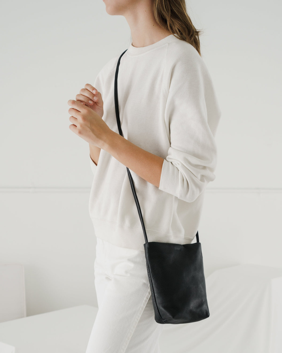 Soft Crossbody Purse - Black