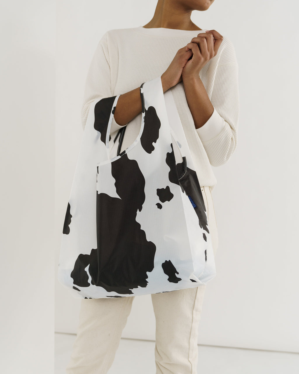 Standard Baggu - Black and White Cow &nbsp;