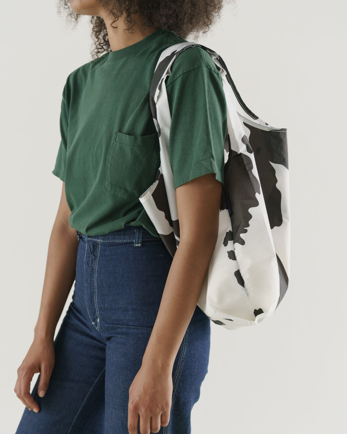 Standard Baggu - Black and White Cow &nbsp;