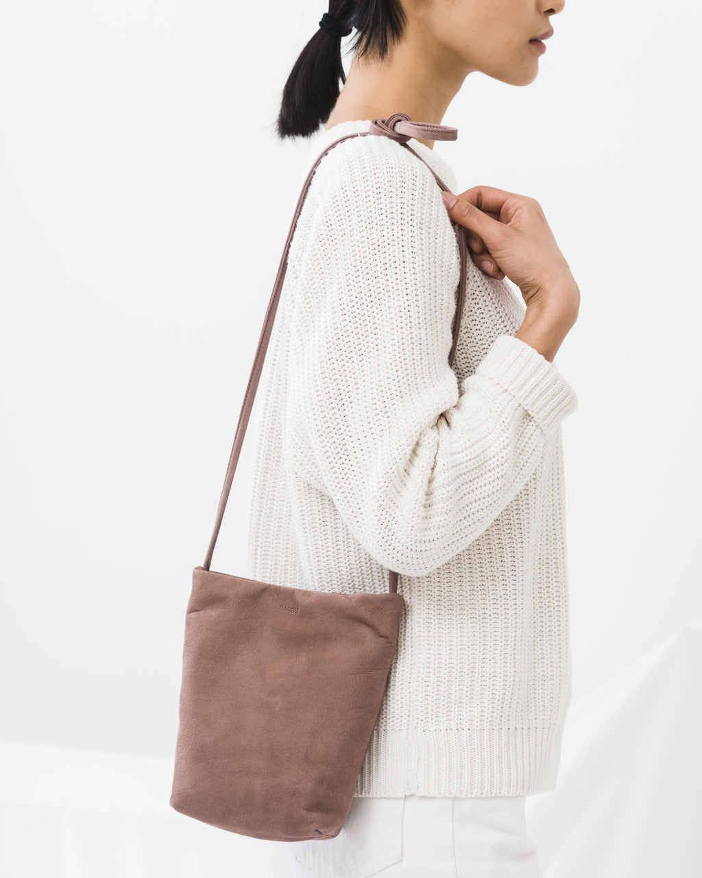 Cross Body Purse - Taro Nubuck