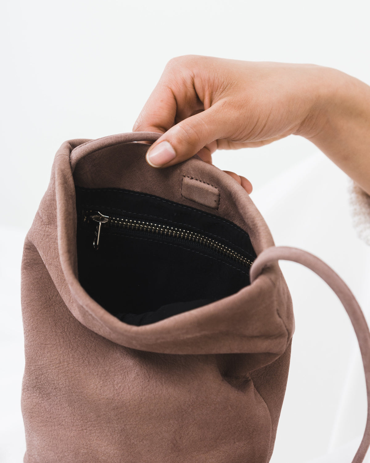 Cross Body Purse - Taro Nubuck
