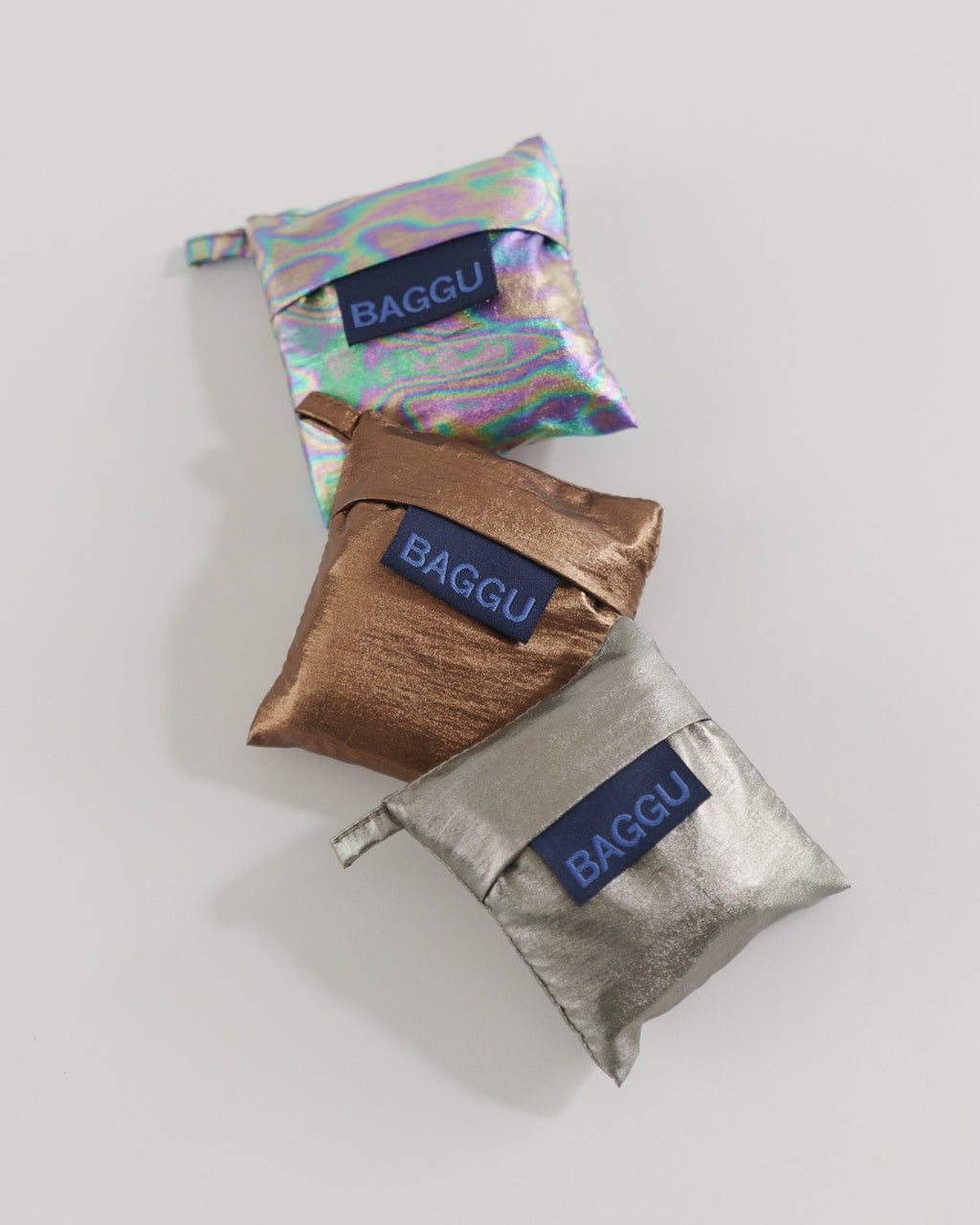 Mini Baggu Set of 3 - Dark Metallics
