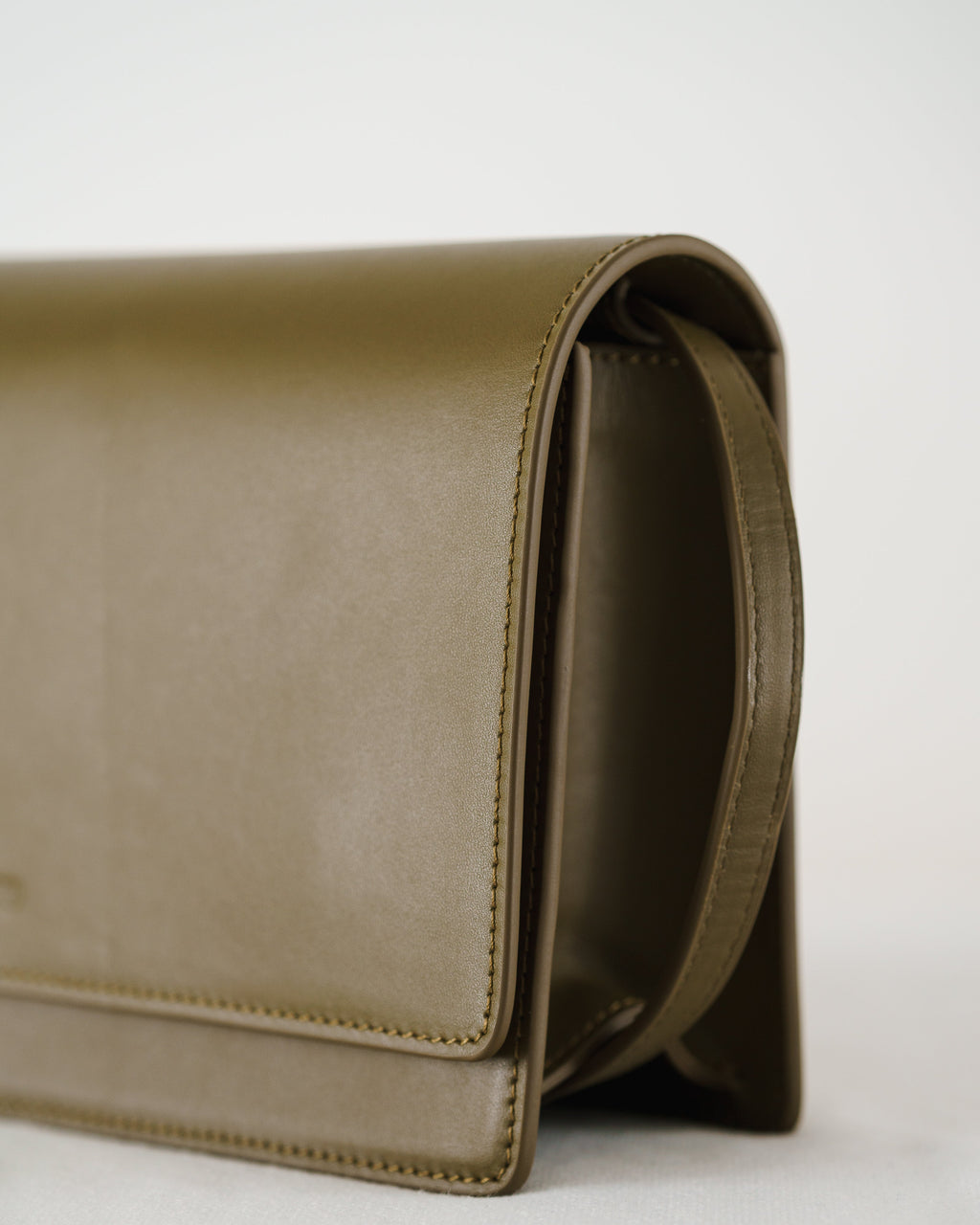 Large Structured Crossbody - Kelp