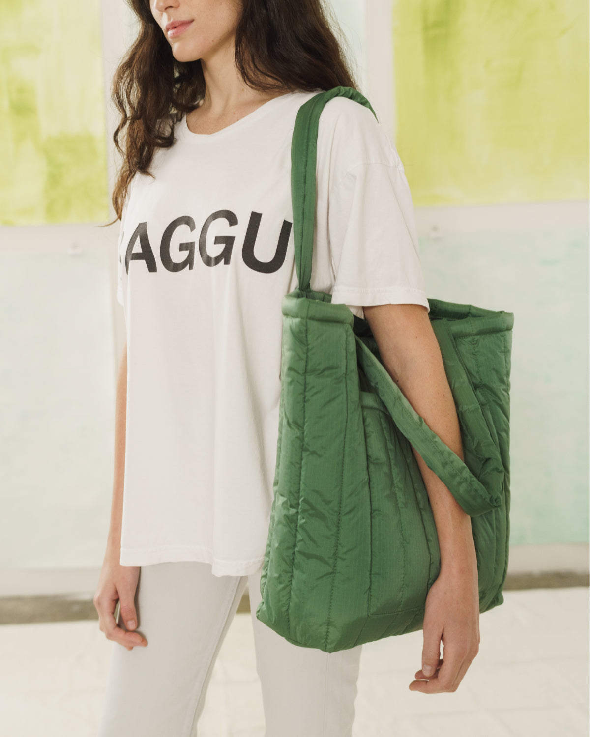 Puffy Tote - Eucalyptus