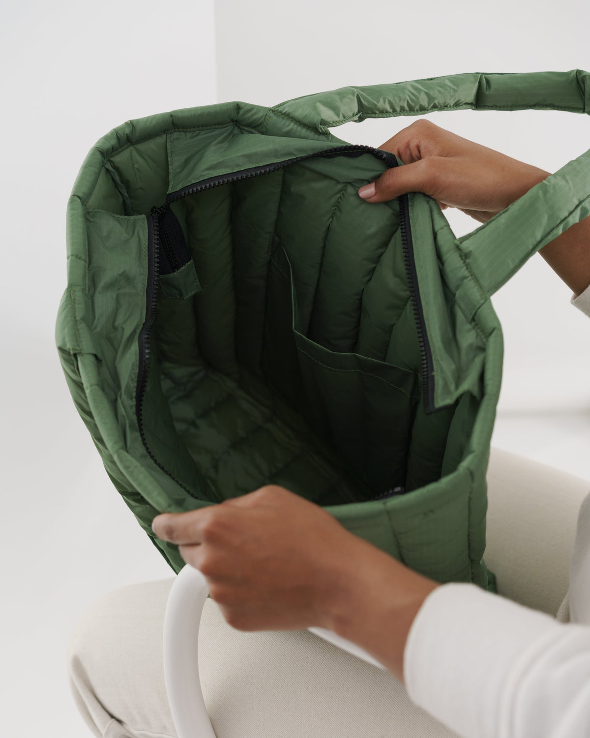 Puffy Tote - Eucalyptus