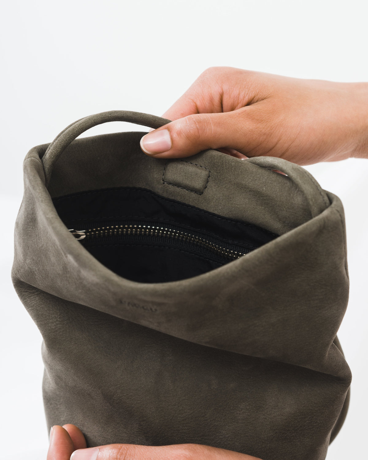 Cross Body Purse - Taupe Nubuck