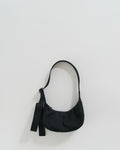 Mini Nylon Crescent Bag - Black