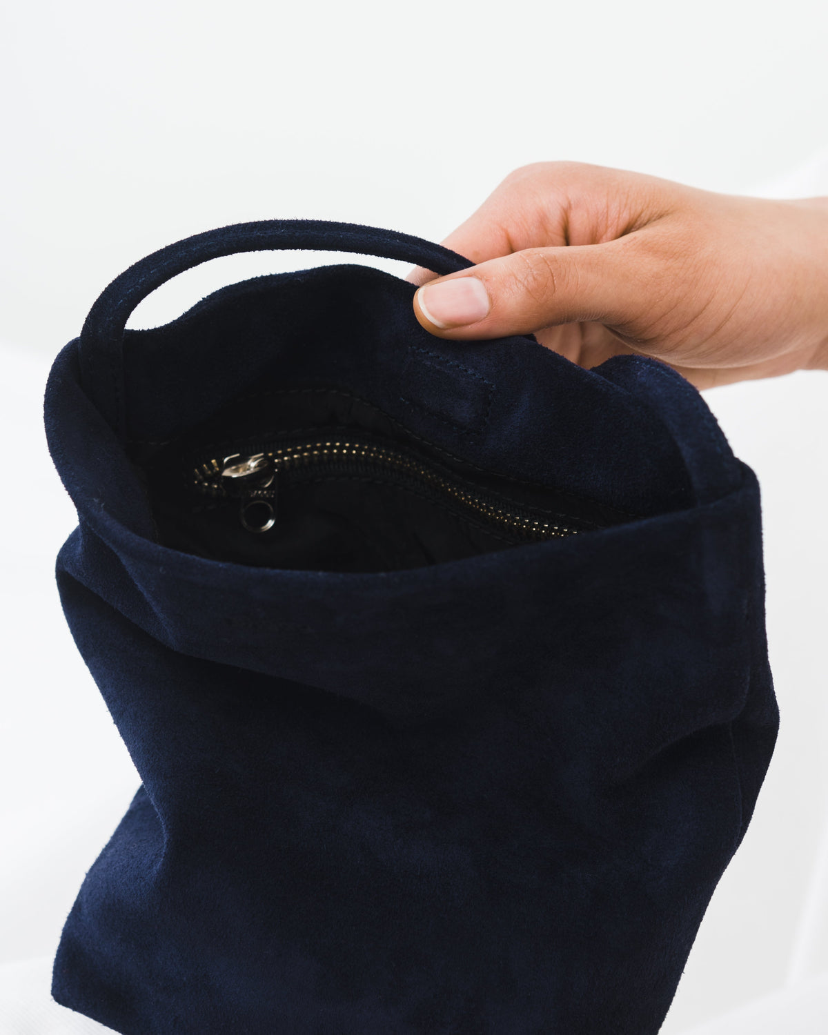 Cross Body Purse - Midnight Suede