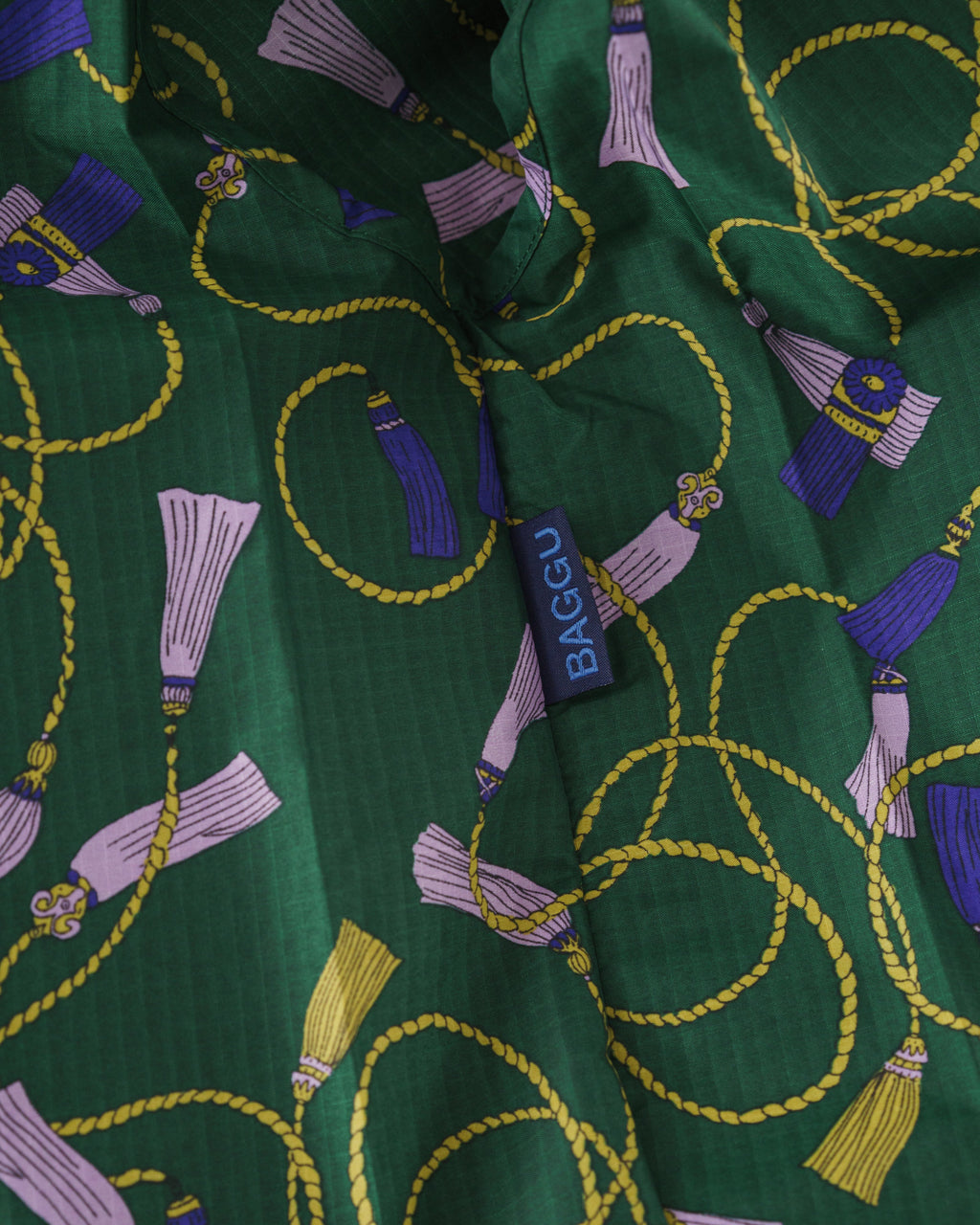 Standard Baggu - Green Tassel
