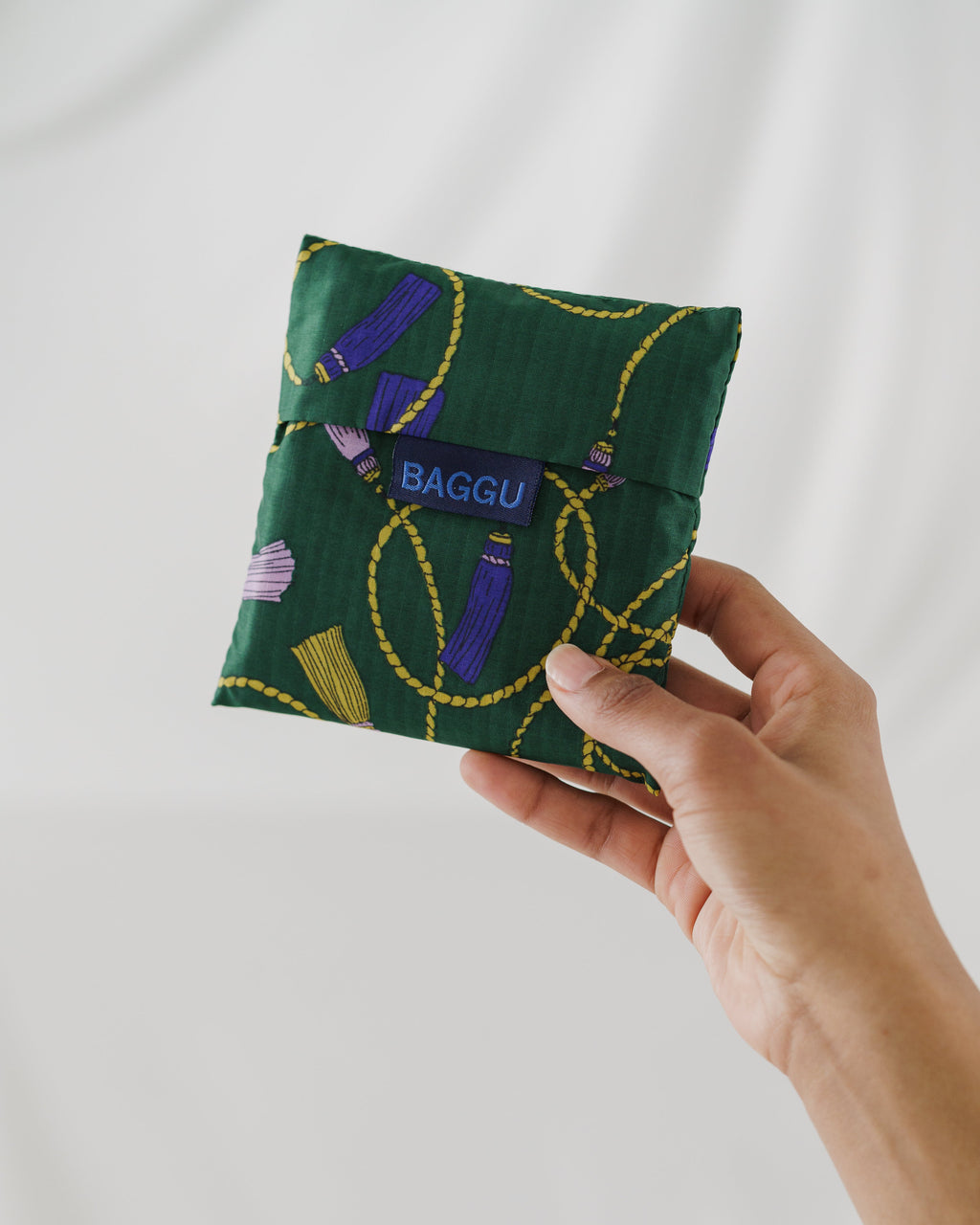 Standard Baggu - Green Tassel