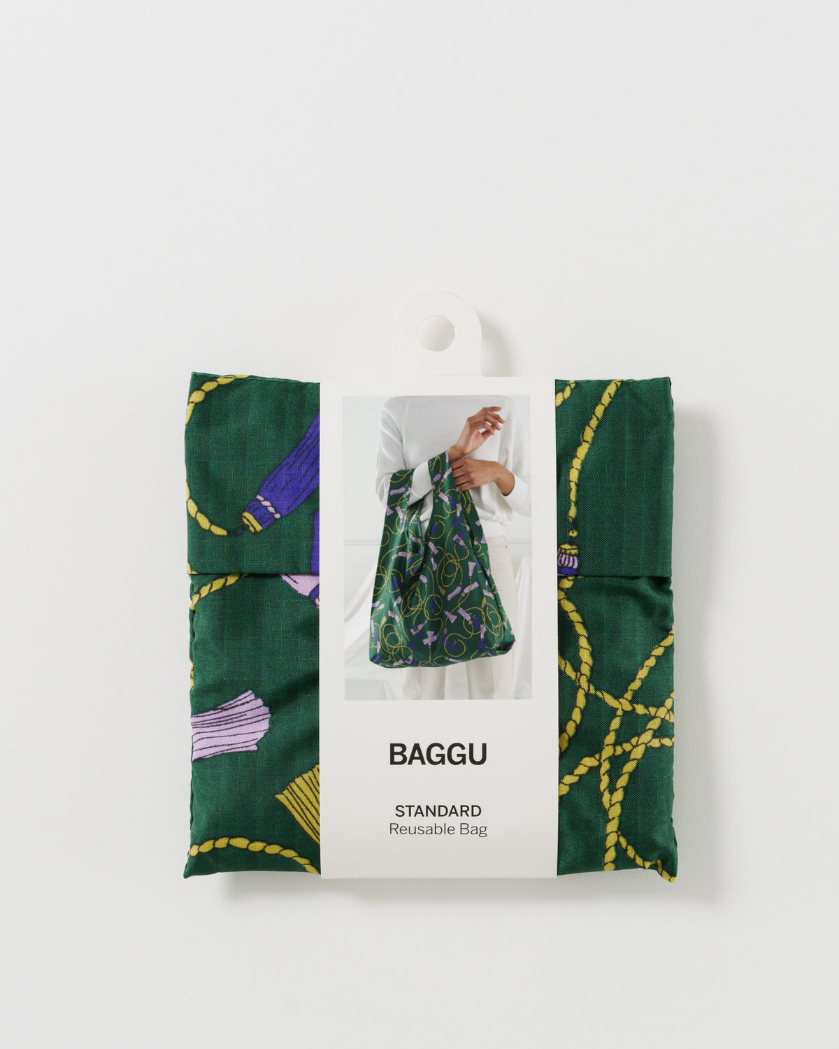 Standard Baggu - Green Tassel