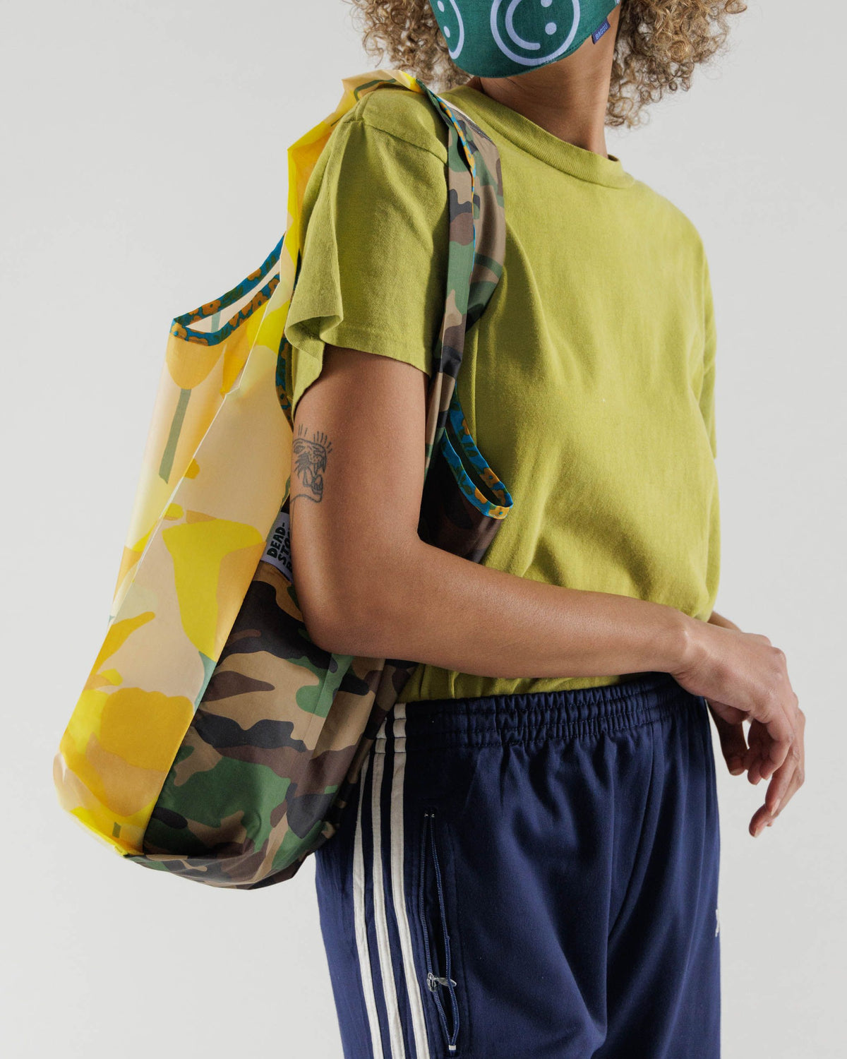 Standard Baggu - Deadstock Camo Flower