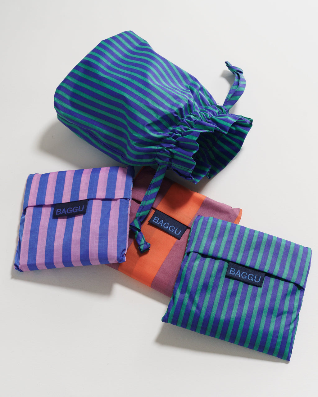 Standard Baggu Set of 3 - Confection Stripes