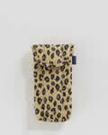 Puffy Glasses Sleeve - Honey Leopard