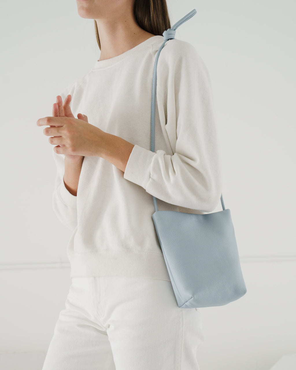 Cross Body Purse - Soft Blue