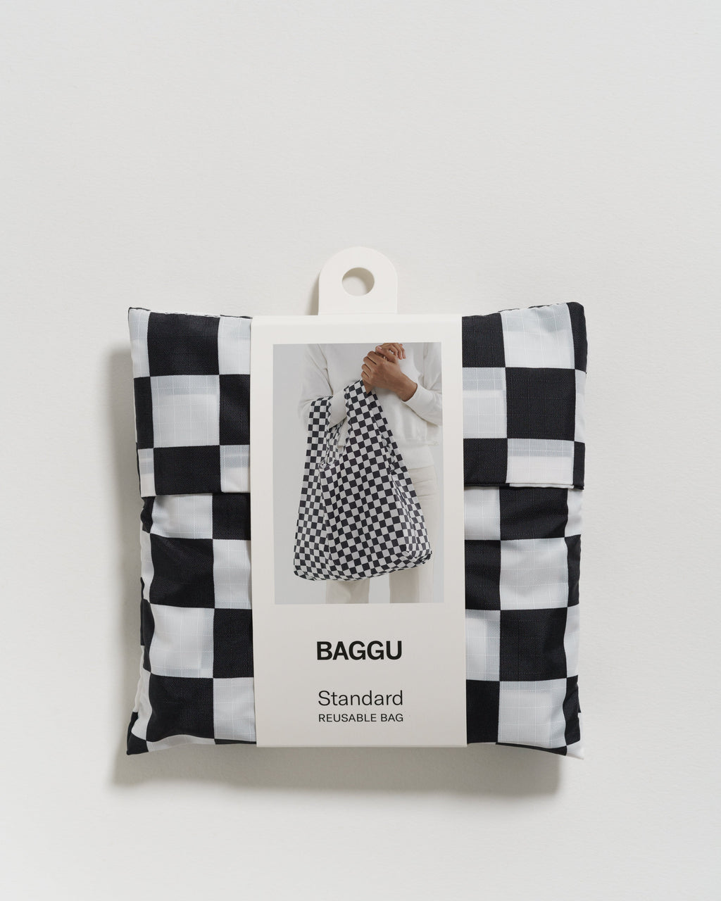 Standard Baggu - Black Checkerboard