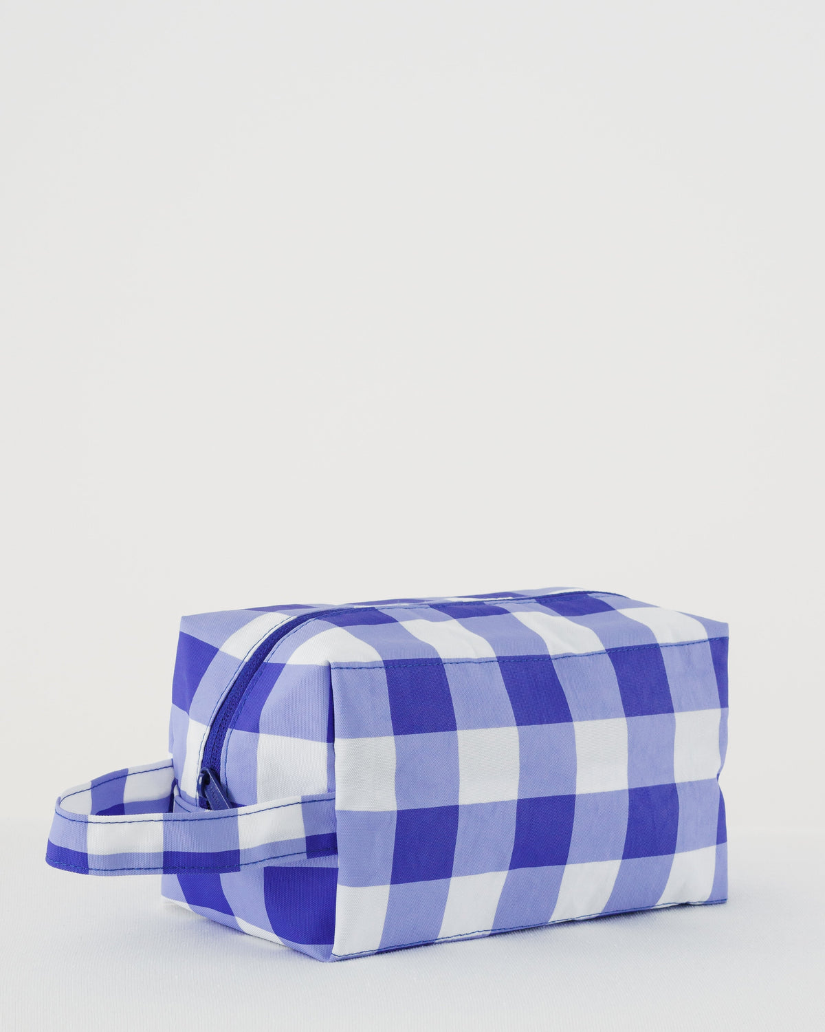 Dopp Kit - Big Check Blue