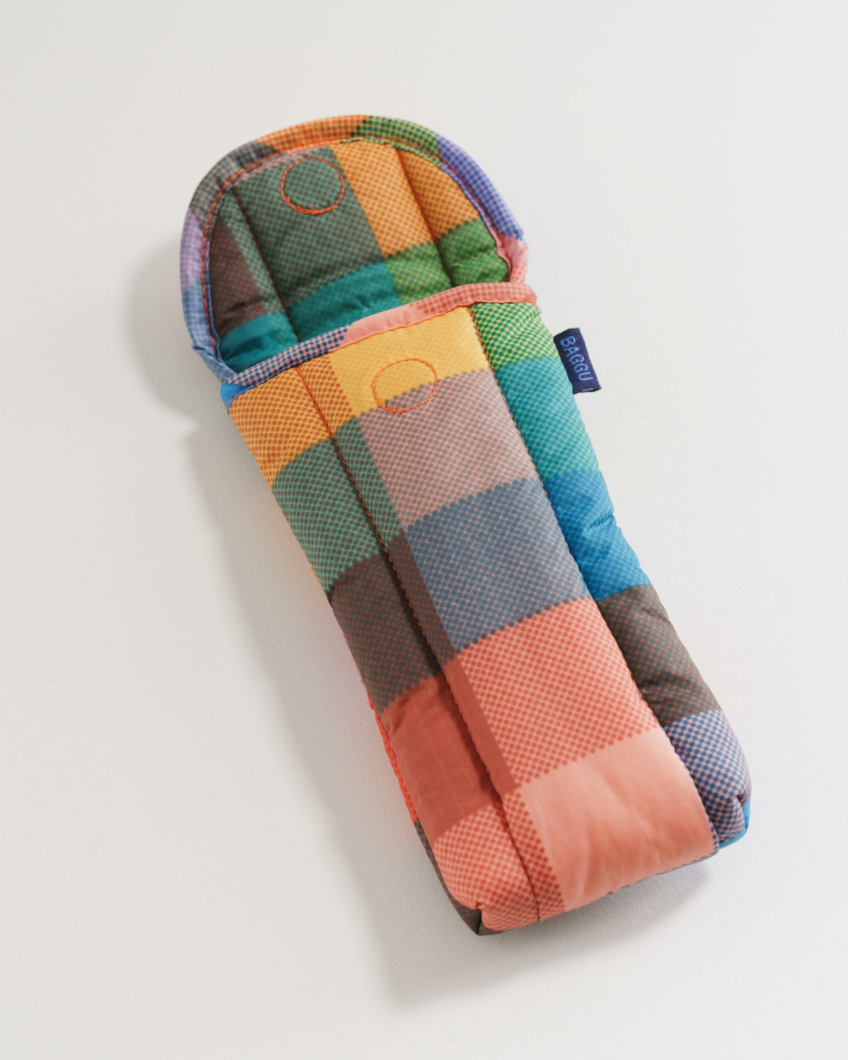 Puffy Glasses Sleeve - Madras No. 1