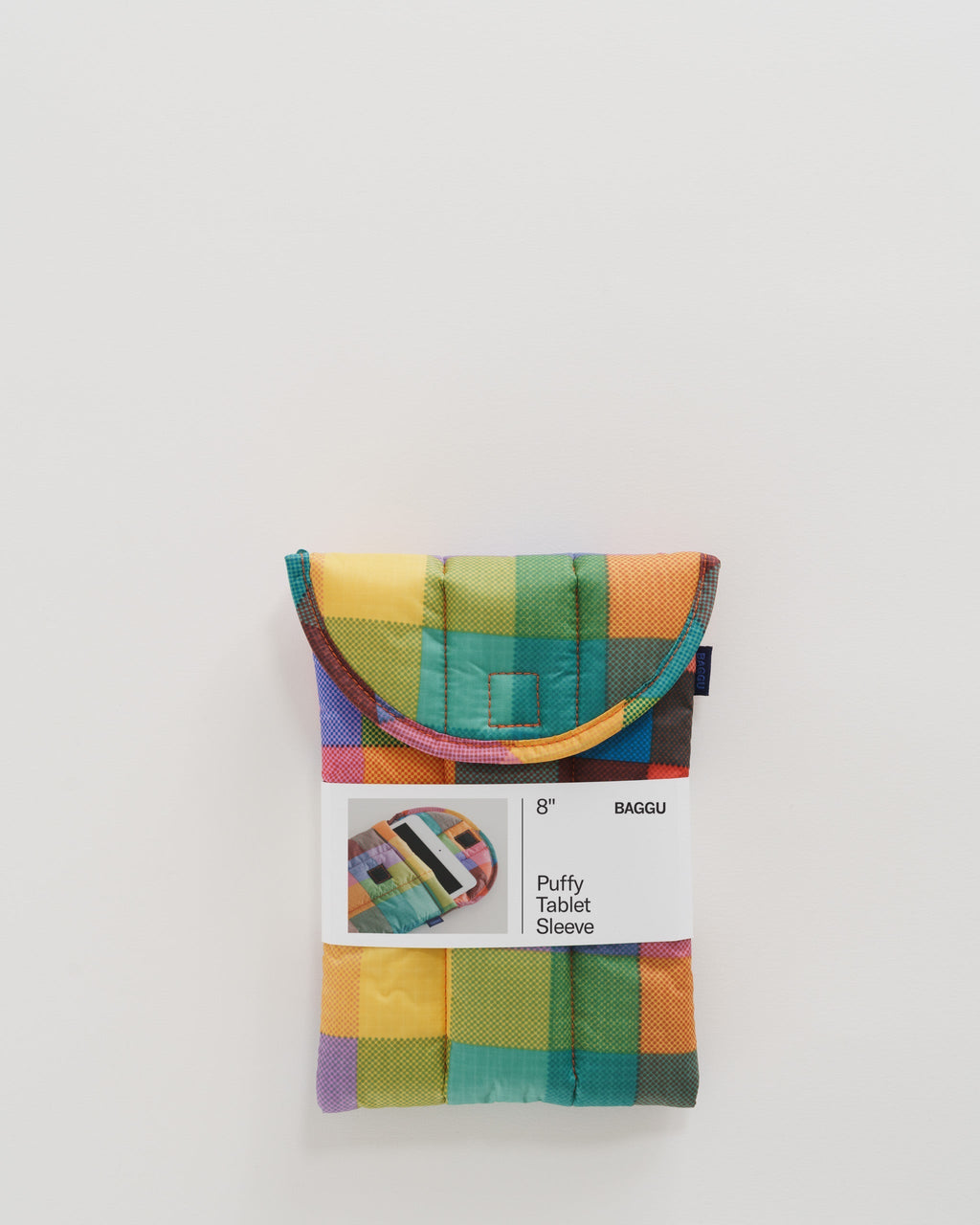 Puffy Tablet Sleeve 8" - Madras No. 1