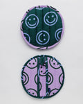Pot Holder Set of 2 - Lavender Forest Happy