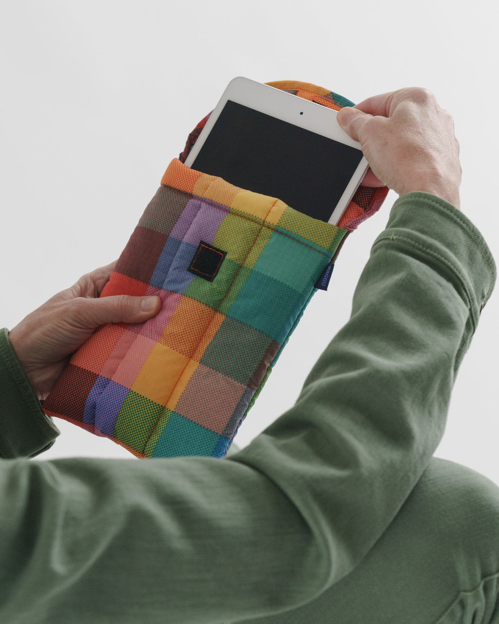 Puffy Tablet Sleeve - Madras No. 1
