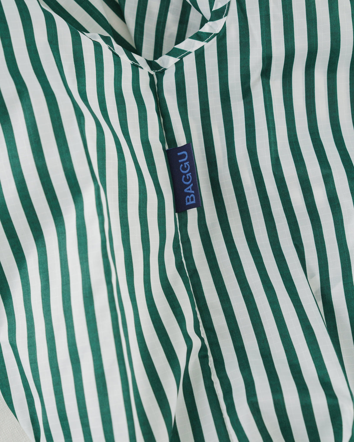 Standard Baggu - Green Hunter Stripe