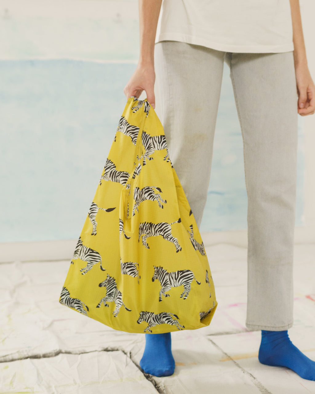 Standard Baggu - Ochre Zebra