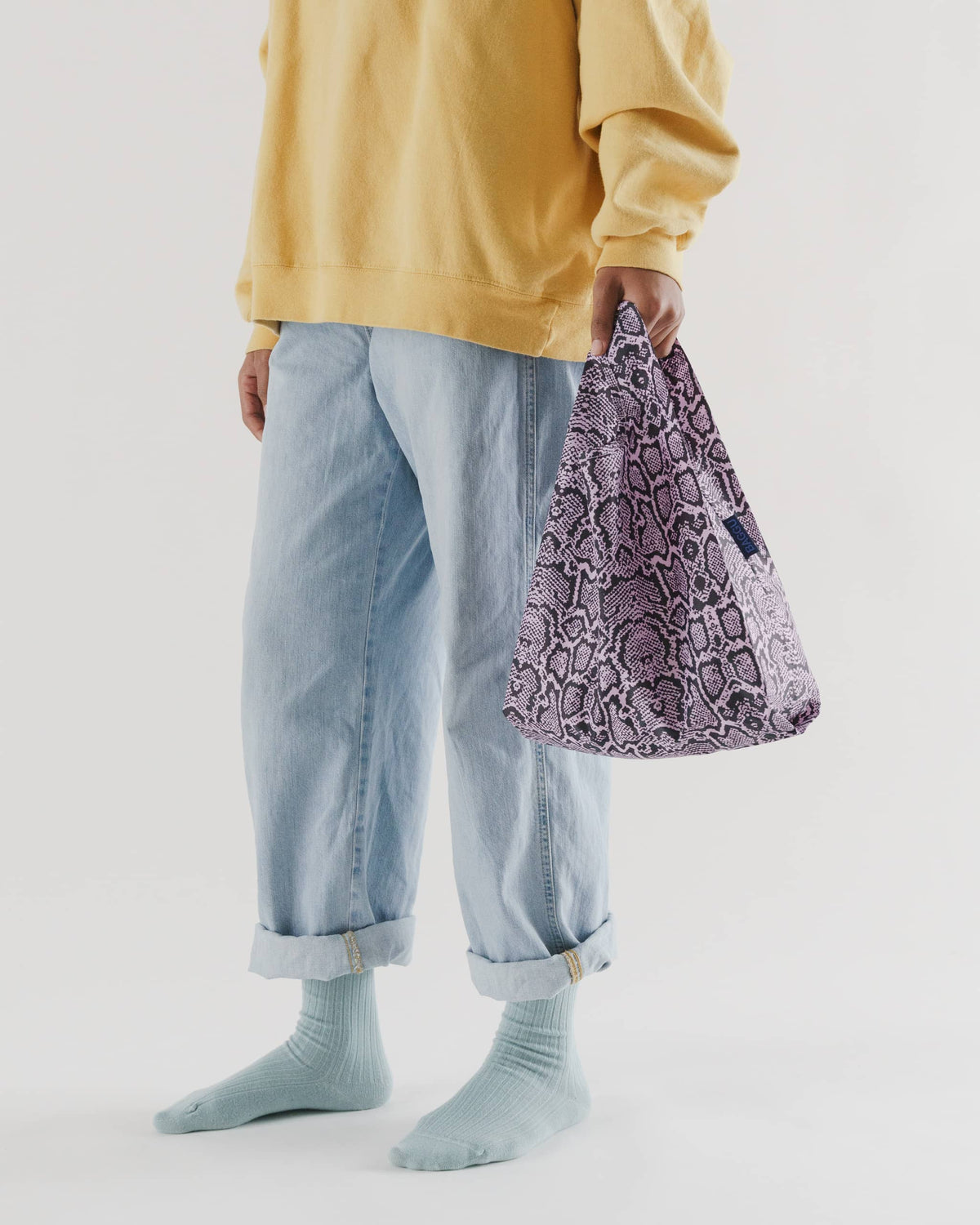 Baby Baggu - Pink Snakeskin