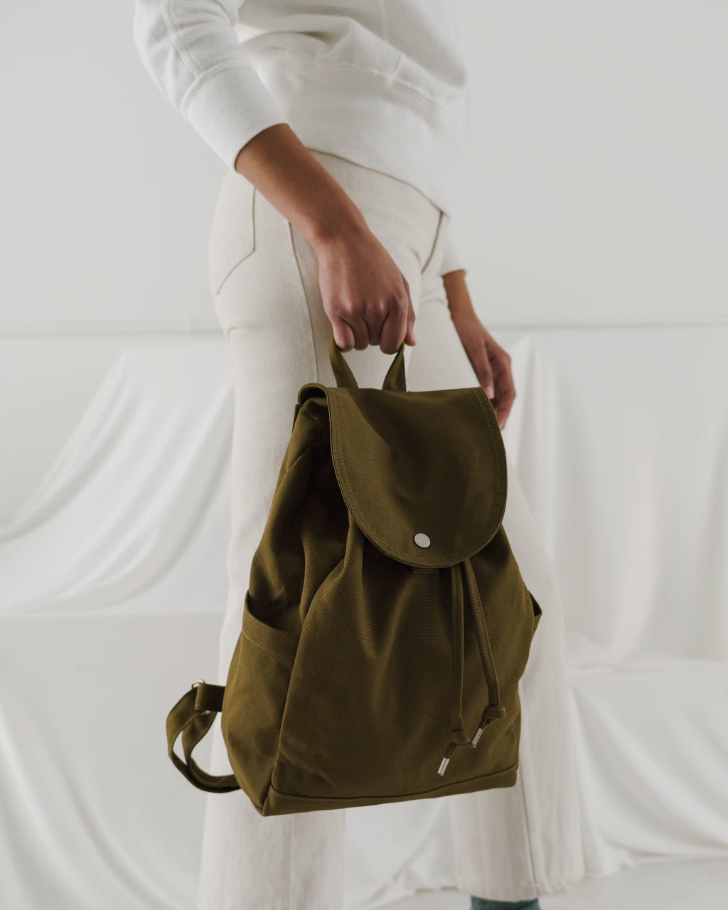Drawstring Backpack - Kelp