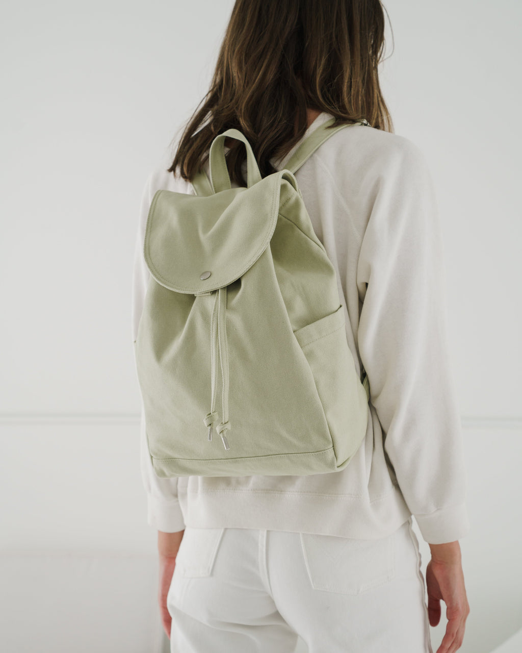 Drawstring Backpack - Matcha