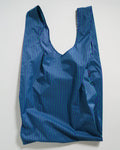 Big Baggu - Cobalt and Jade Stripe