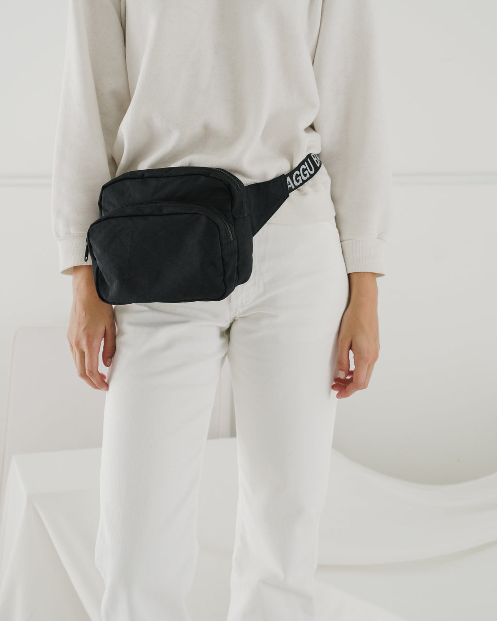 Fanny Pack - Black / White