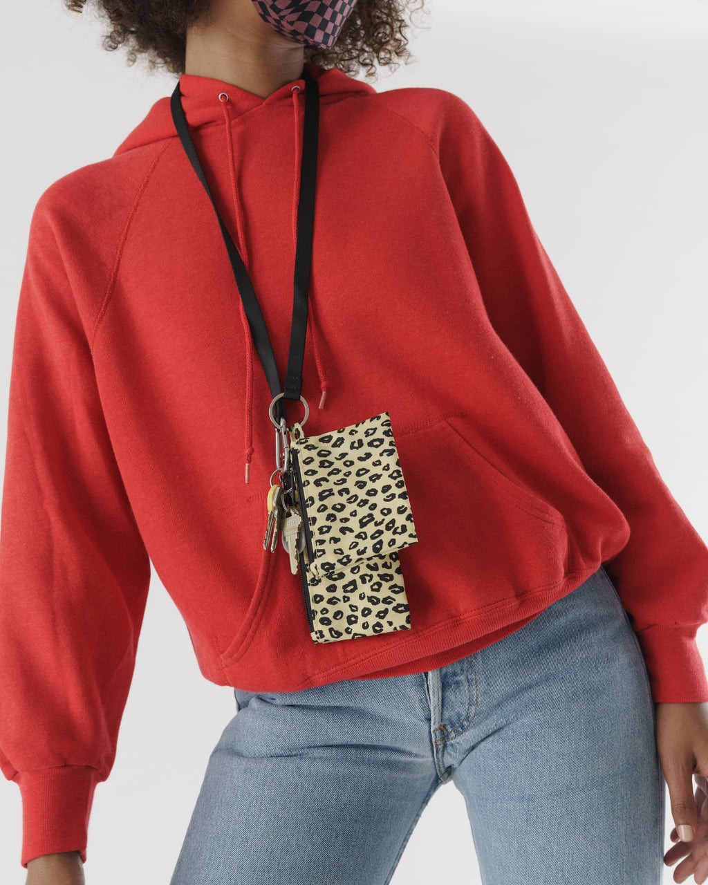 Lanyard Pouch Set - Honey Leopard