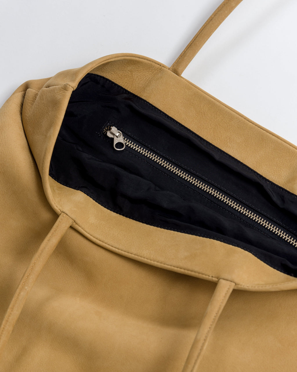 Flat Tote - Honey Nubuck