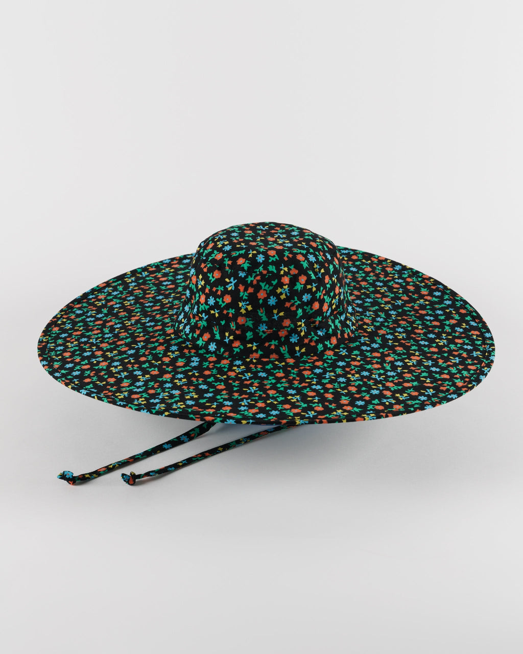 Packable Sun Hat - Black Calico