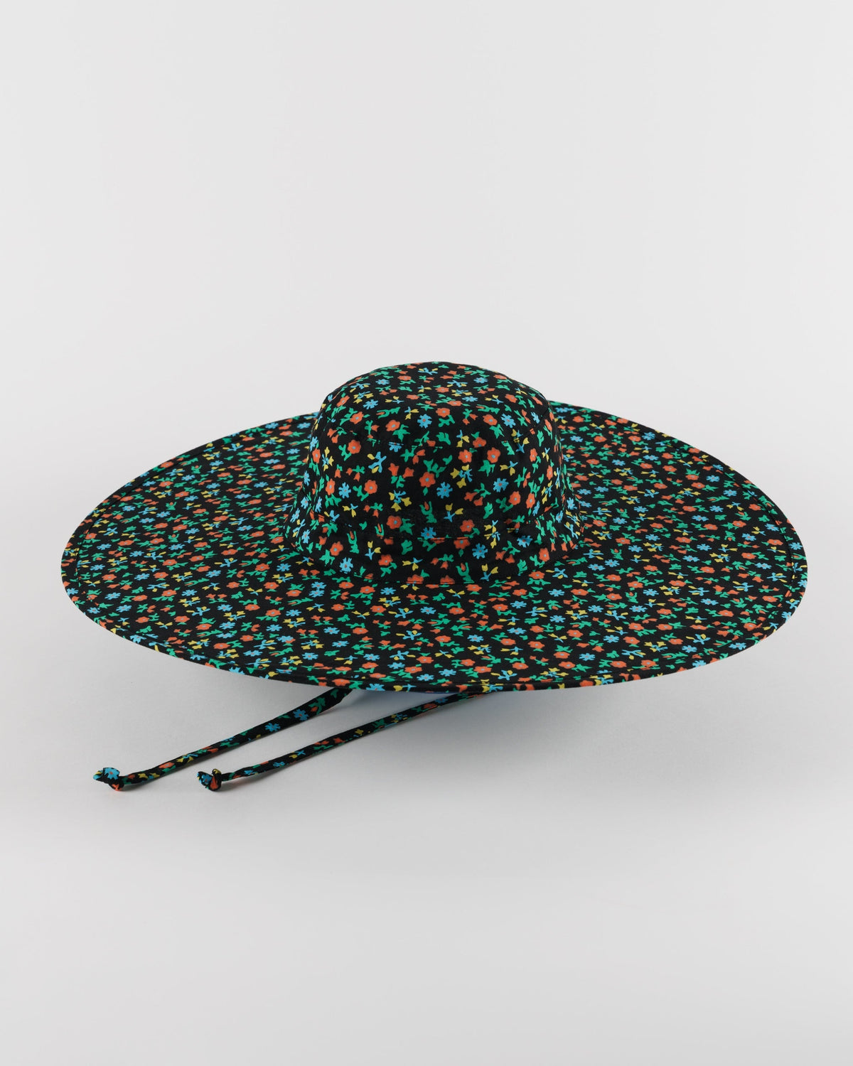 Packable Sun Hat - Black Calico