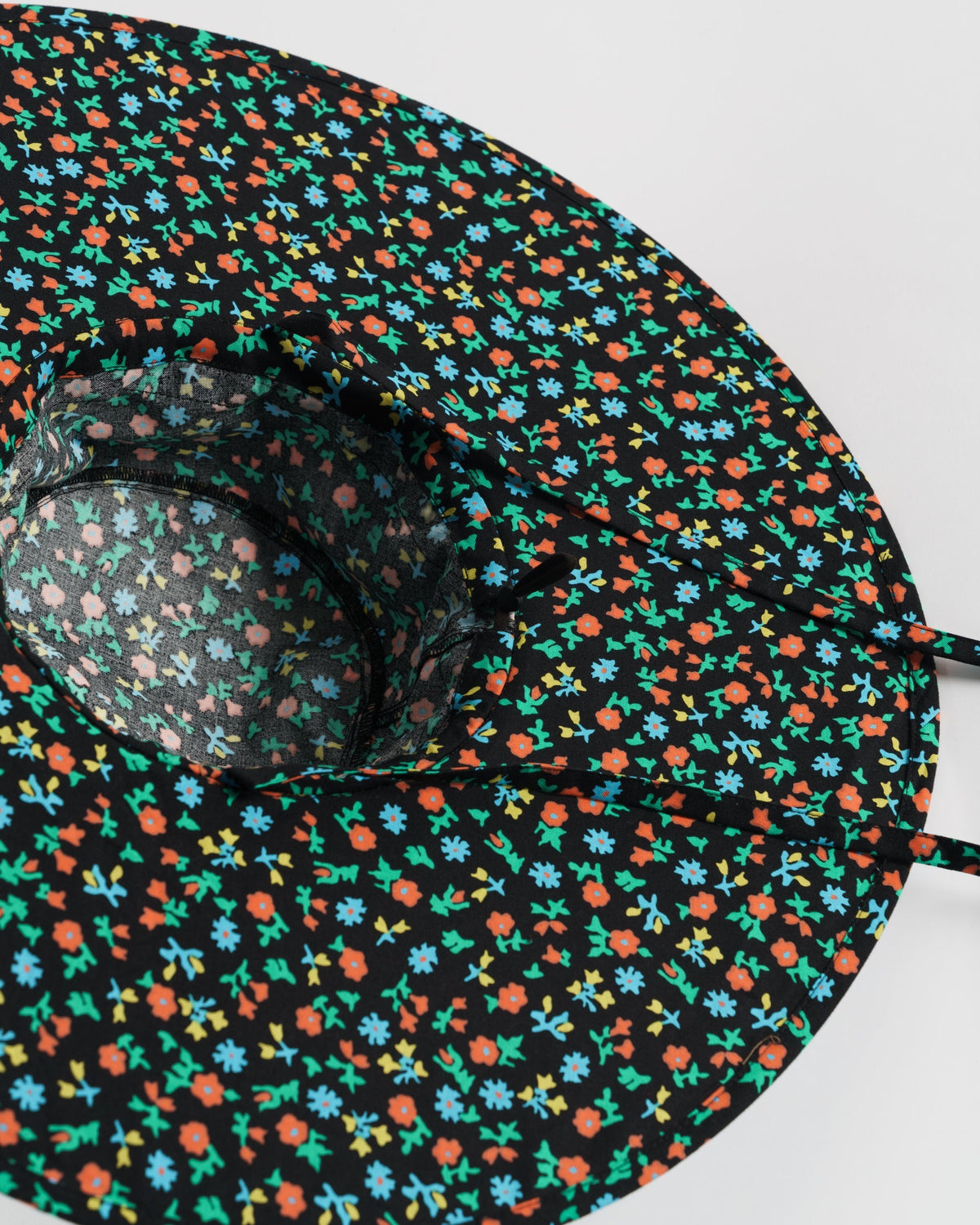 Packable Sun Hat - Black Calico