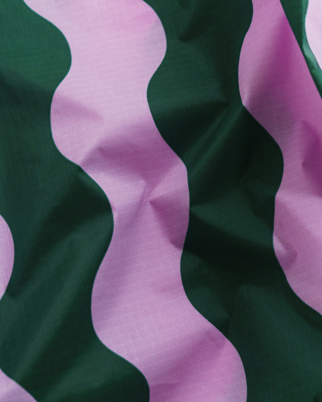 Baby Baggu - Pink and Green Wavy Stripe