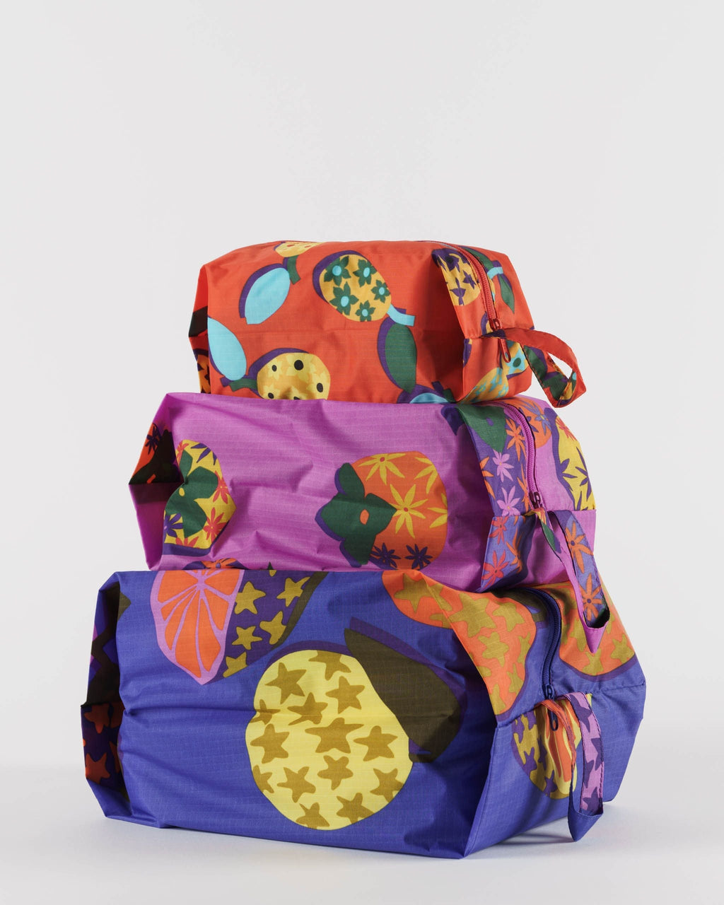 3D Zip Set - Collaged Fruit