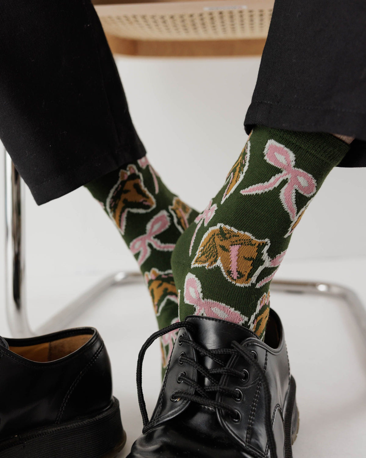 Crew Sock - Horse Collage